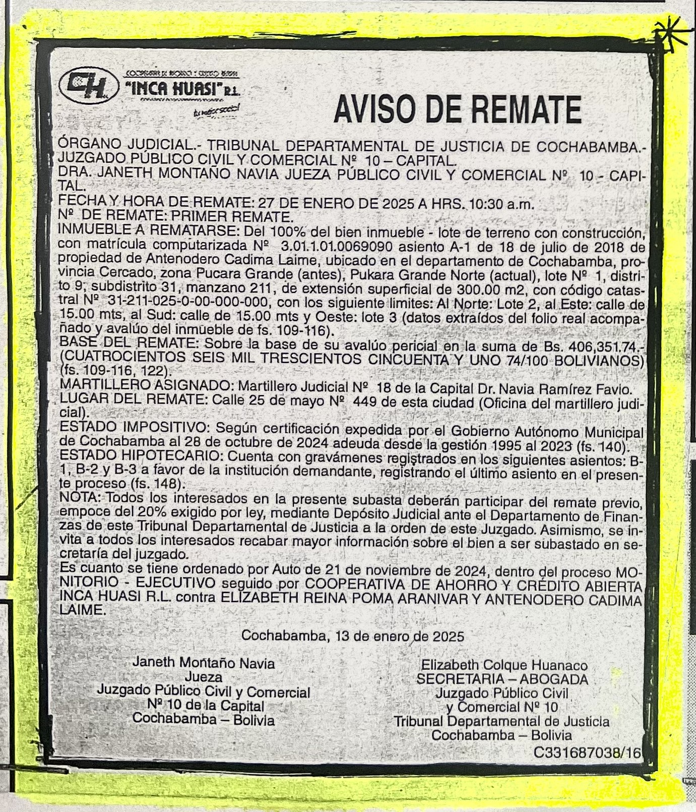 Aviso