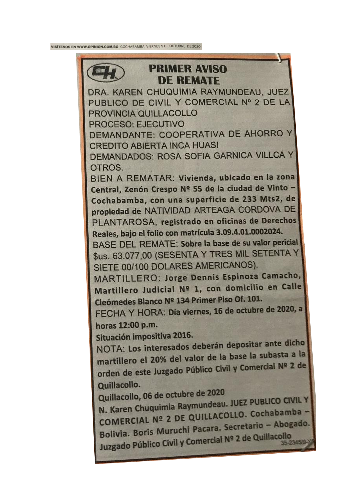 Aviso
