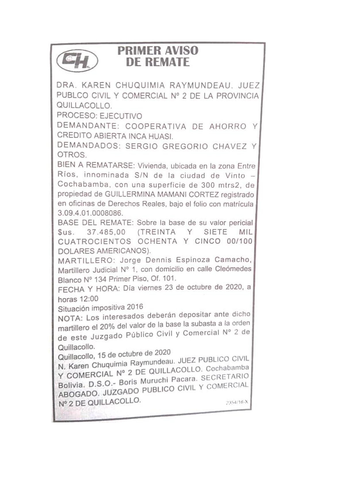Aviso