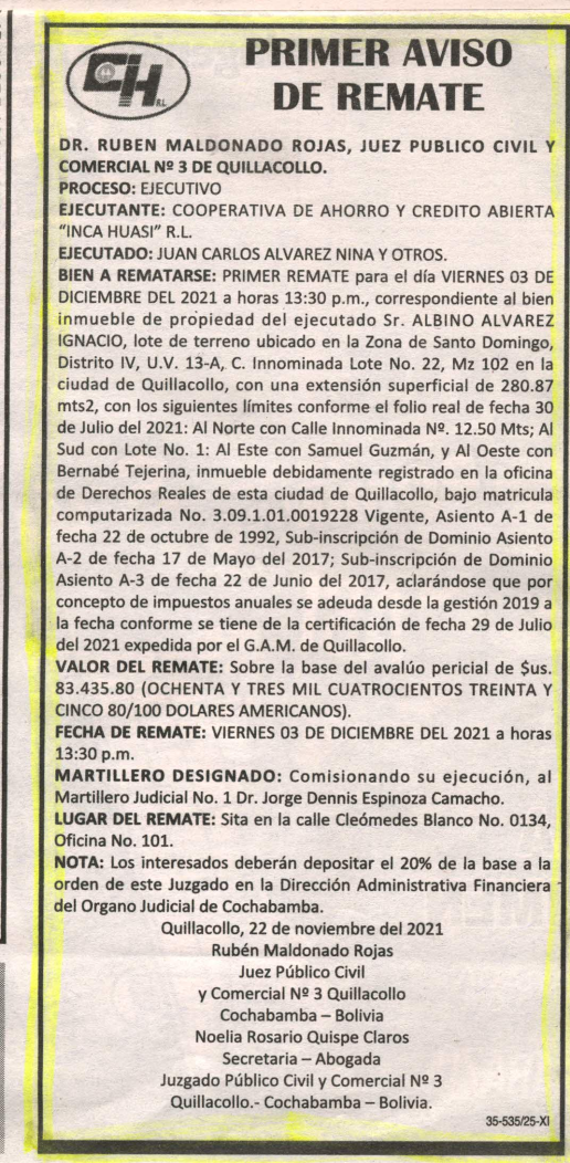 Aviso
