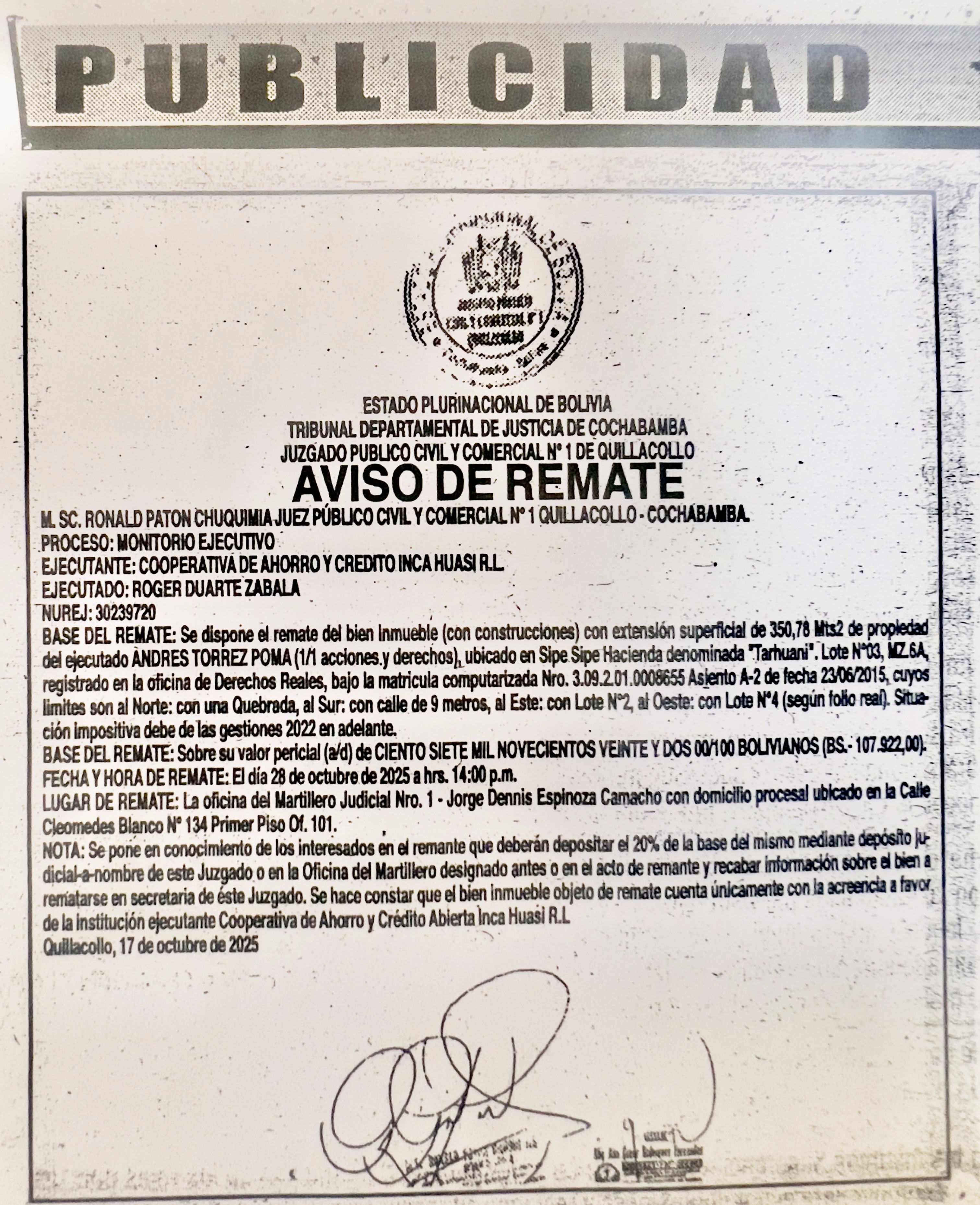 Aviso