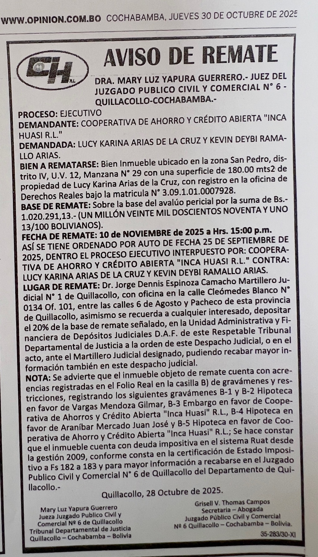 Aviso