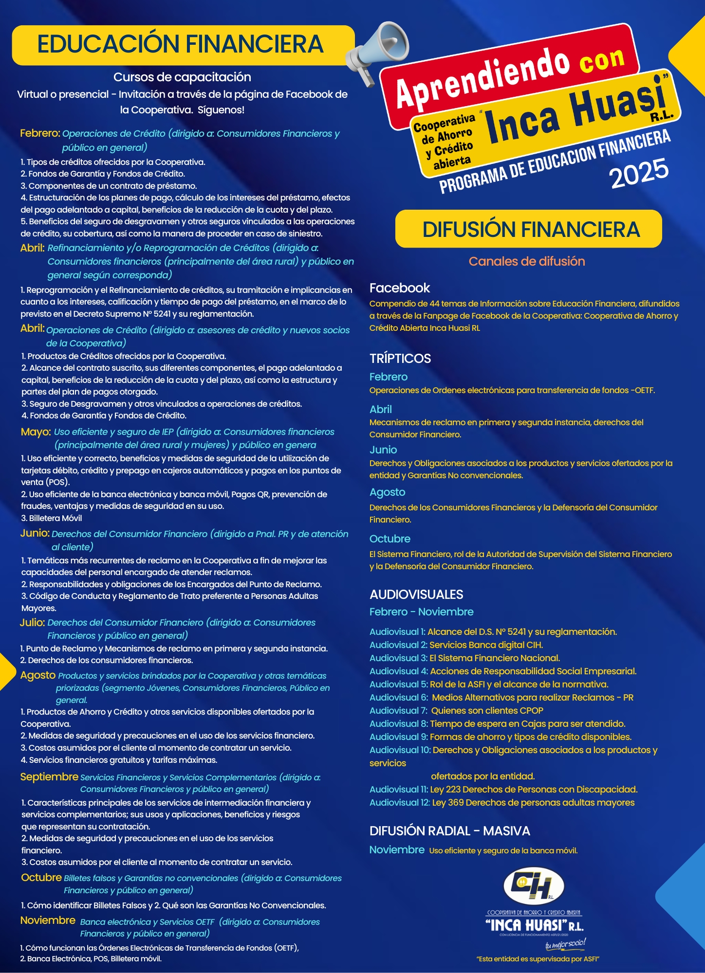 Programa educación financiera