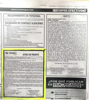 Aviso Periodico