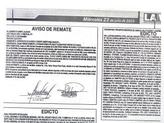 Aviso Periodico